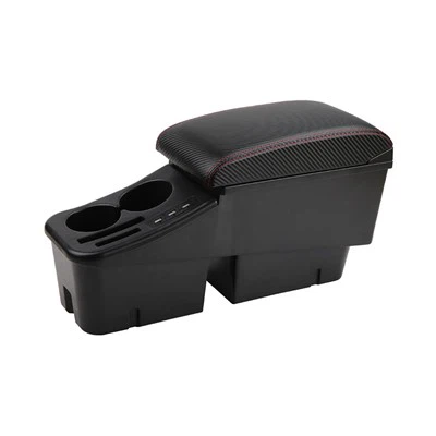 Caja de almacenamiento de reposabrazos de coche central universal de nueva revisión